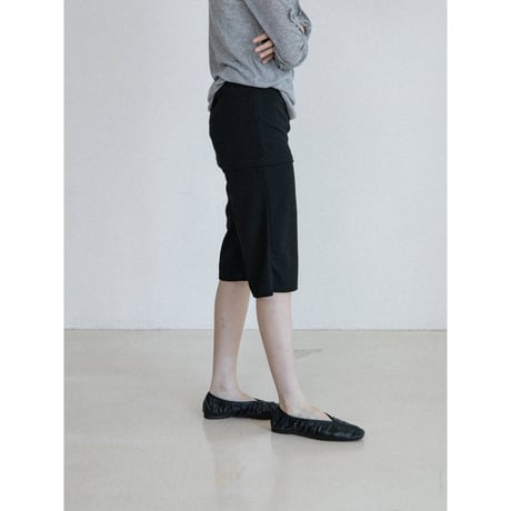 《予約販売》skirt docking half leggings/2colors_np1315