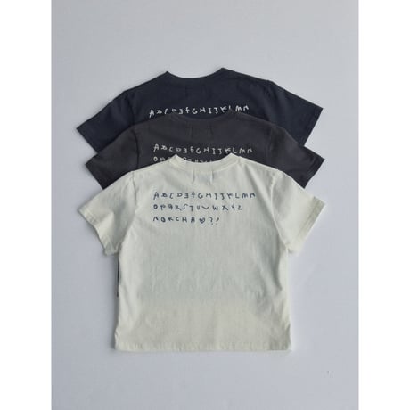 【NOKCHA × MOMO】alphabet minimal tee/3colors_nt2602