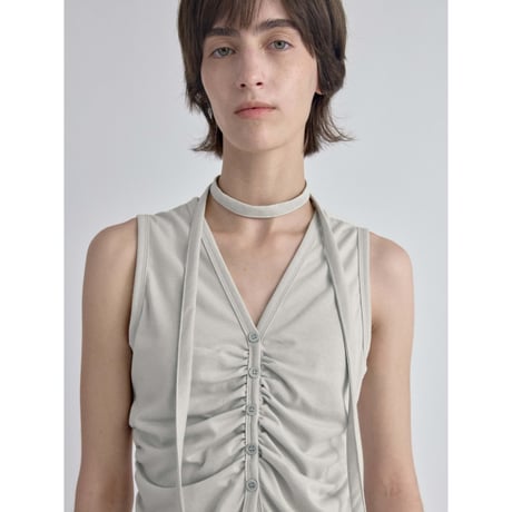 《予約販売》tie & gather sleeveless/2colors_nt2608