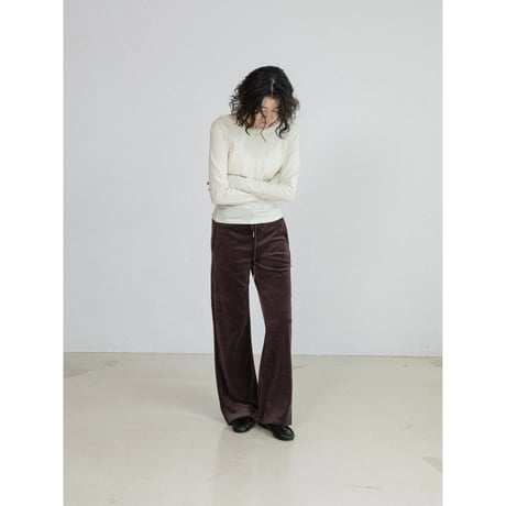 《予約販売》velours stylish pants/3colors_np1334