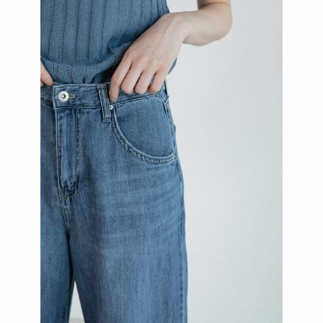 《予約販売》blue light wide jeans_nj0195