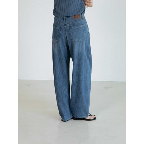 《予約販売》blue light wide jeans_nj0195