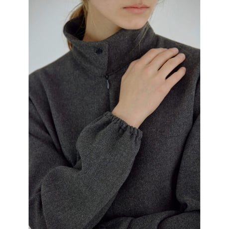 【NOKCHA original】wool half zip 2way tops/2colors_nt2711