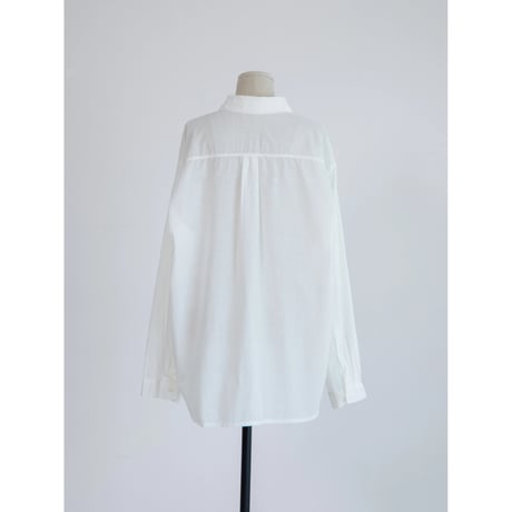 《予約販売》cotton over daily shirt/2colors_nb0406