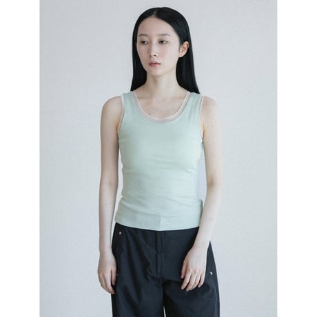 《予約販売》sheer accent tank top/3colors_nt2638