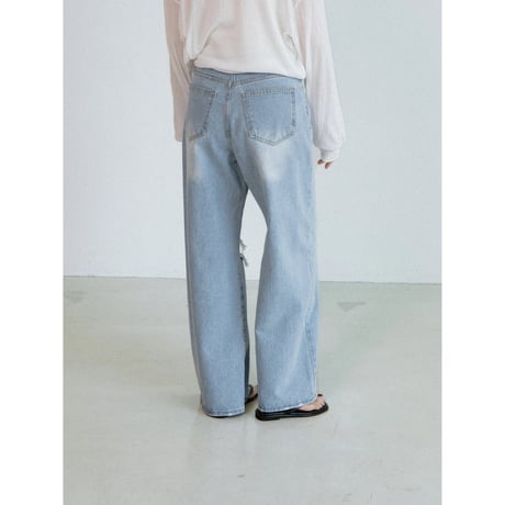 《予約販売》clash wide jeans_nj0153