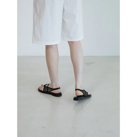 《予約販売》mesh cross sandal_na0808