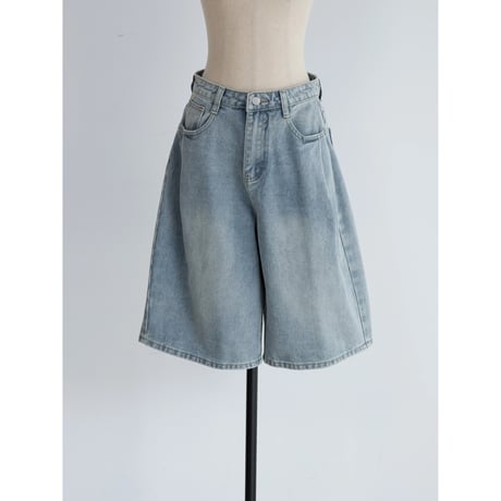 《予約販売》bermuda denim pants_nj0196