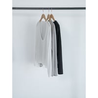 《予約販売》u neck sheer tops/3colors_nt2622