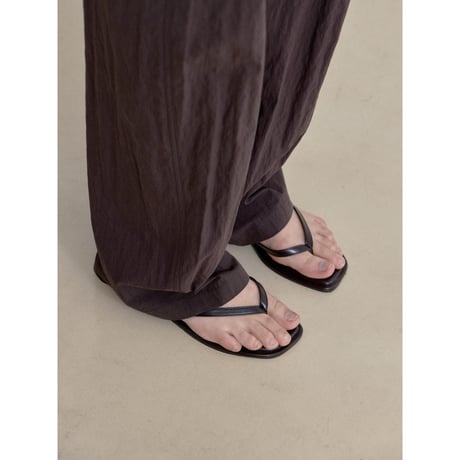 《予約販売》glossy thong sandal/3colors_na0803