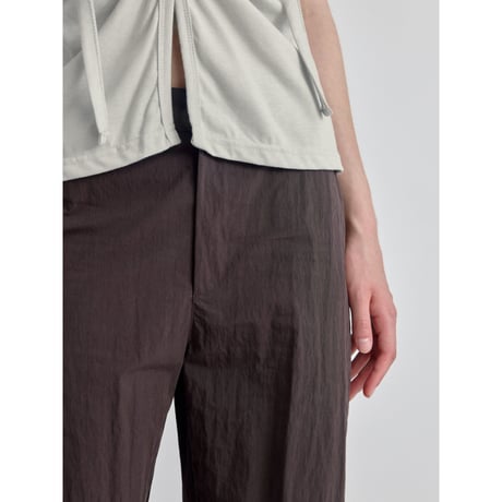 【NOKCHA original】material mannish pants/burgundy_np1272