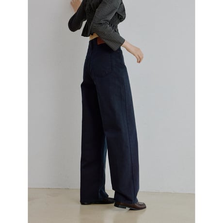 《予約販売》coating navy jeans_nj0207