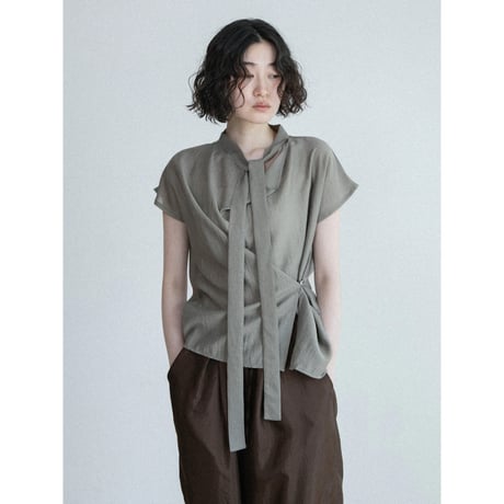 《予約販売》mulch way nuance blouse/2colors_nb0414