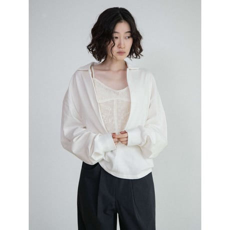 《予約販売》jacquard sheer bustier/2colors_nt2672