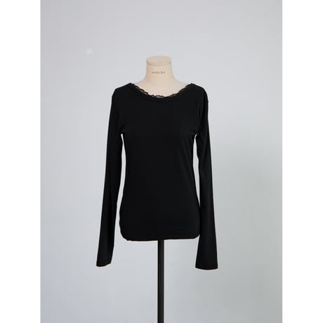 《予約販売》back accent docking lady tops/2colors_nt2691