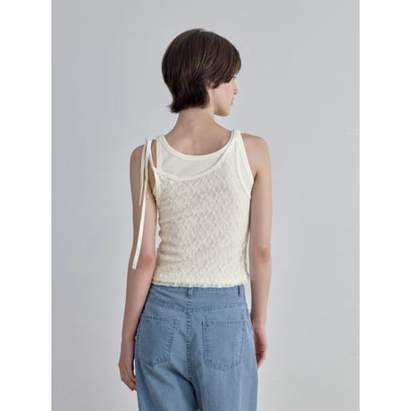 《予約販売》2set lacy tank top/2colors_nt2607