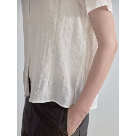 《予約販売》décolleté sheer blouse/2colors_nb0397