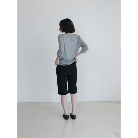 《予約販売》skirt docking half leggings/2colors_np1315