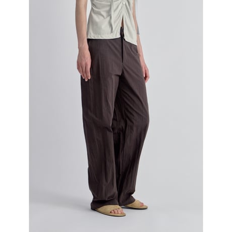 【NOKCHA original】material mannish pants/burgundy_np1272