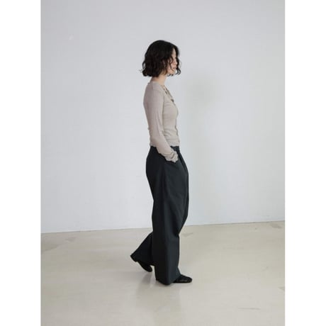 《予約販売》frill accent sheer tops/3colors_nt2675