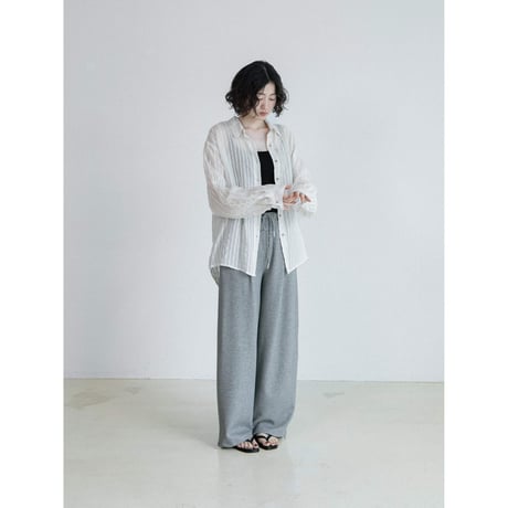 《予約販売》handsome stripe sheer shirt_nb0403