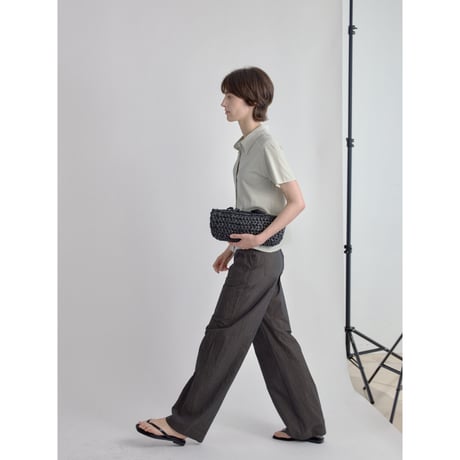 【NOKCHA original】cover stitch shirt like tops/2colors_nt2603