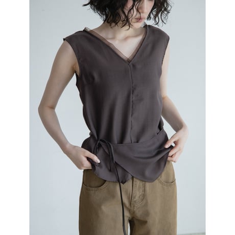 《予約販売》docking lady blouse/2colors_nb0407