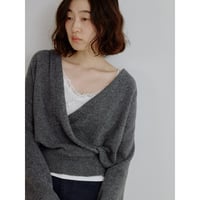 《予約販売》cache-coeur minimal knit tops/2colors_nt2707