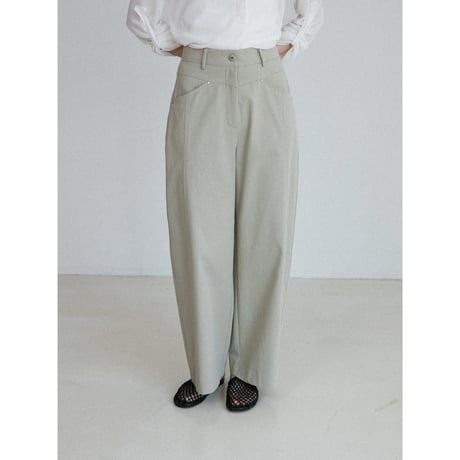 《予約販売》curved accent pants/2colors_np1323