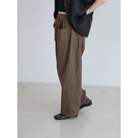 《予約販売》belt accent pants/2colors_np1320