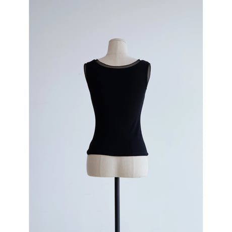 《予約販売》sheer accent tank top/3colors_nt2638
