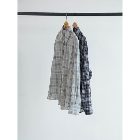 《予約販売》accent check mannish shirt/2colors_nb0420