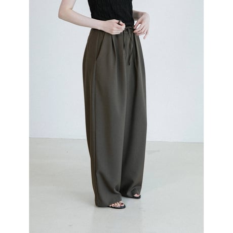 《予約販売》waist accent wide pants/2colors_np1285