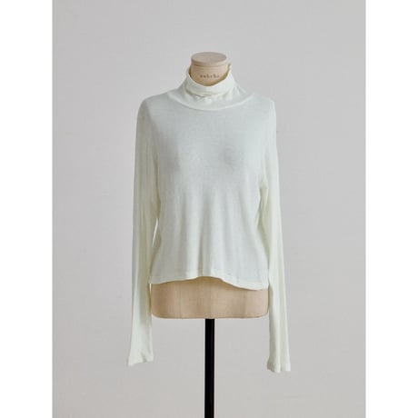 《予約販売》soft high neck daily tops/4colors_nt2704