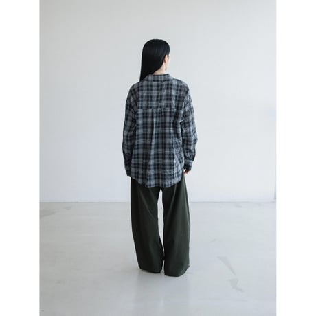 《予約販売》accent check mannish shirt/2colors_nb0420