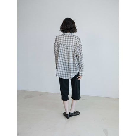 《予約販売》mannish 2way check shirt/2colors_nb0425