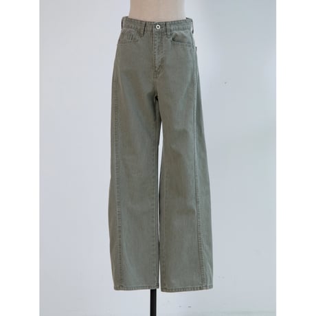 《予約販売》silhouette pigment pants/2colors_np1336