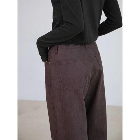 《予約販売》washed herringbone pants/2colors_np1335