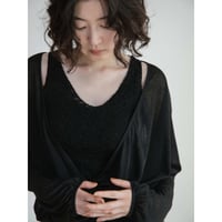 《予約販売》jacquard lacy sleeveless/2colors_nt2669