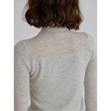 《予約販売》soft sheer knit tops/4colors_nt2709