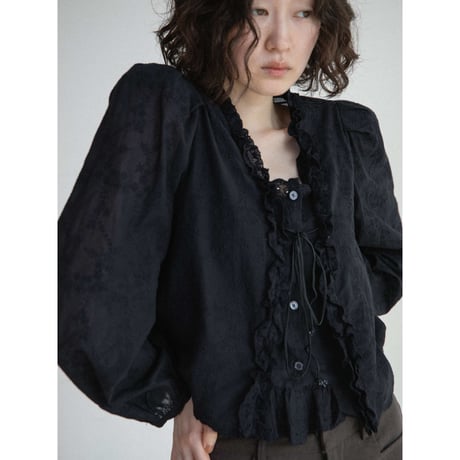 《予約販売》punching shoulder blouse_nb0428
