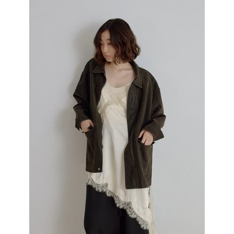 《予約販売》suède like mannish jacket/2colors_no0545