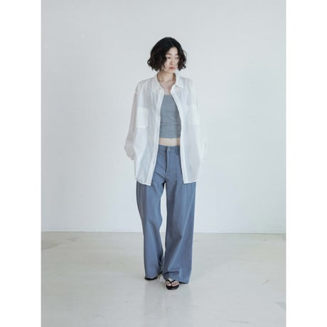 《予約販売》cotton over daily shirt/2colors_nb0406