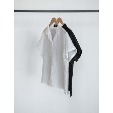 《予約販売》jacquard pattern shirt/2colors_nb0423