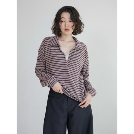 《予約販売》contrast border tops_nt2694