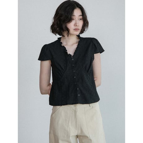 《予約販売》punching lace blouse/2colors_nb0421
