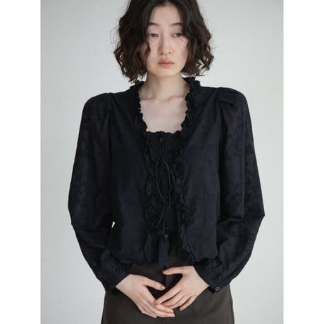《予約販売》punching shoulder blouse_nb0428