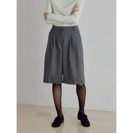 《予約販売》wool blend bermuda pants/2colors_np1338