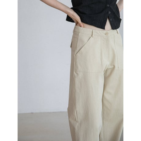 《予約販売》cotton poket pants/2colors_np1322