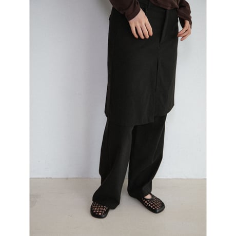 《予約販売》docking skirt pants/2colors_np1291